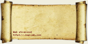 David Isidorović vizit kartica